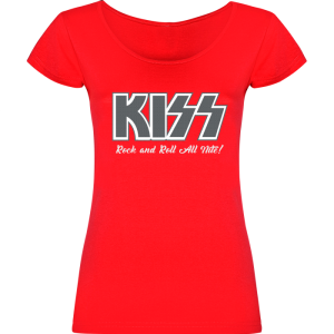 Polera roja Mujer Kiss (D1)