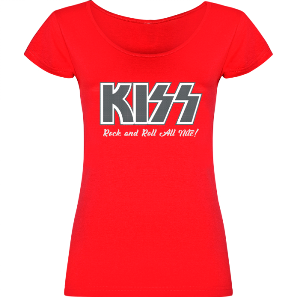 Polera roja Mujer Kiss (D1)