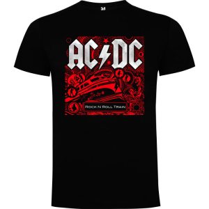 Polera negra AC DC (D1)