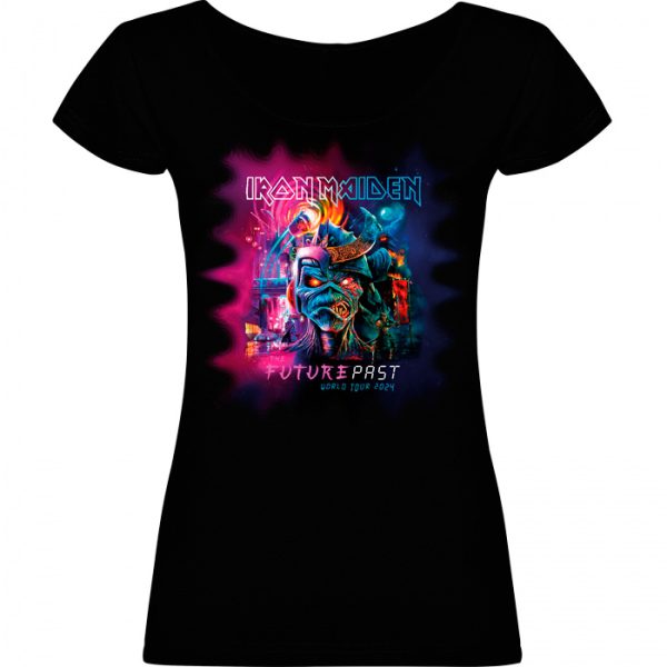 Polera negra Mujer Iron Maiden (D1)