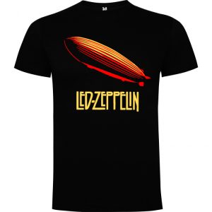 Polera negra Led Zeppelin (D1)