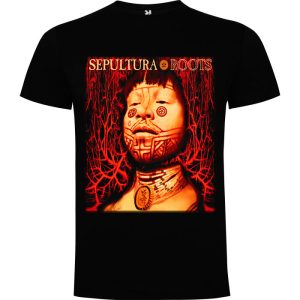 Polera negra Sepultura (D1)