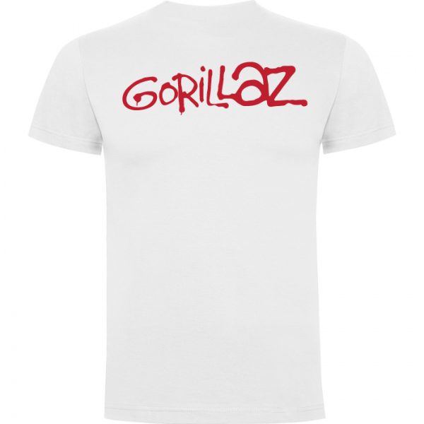 Polera blanca Gorillaz (D1) - Imagen 2
