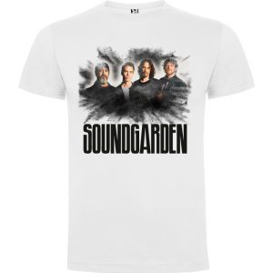 Polera blanca Soundgarden (D1)