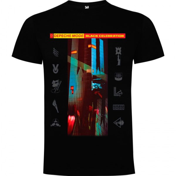 Polera negra Depeche Mode (D2)
