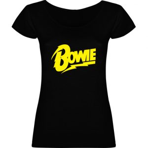 Polera negra mujer Bowie (D1)