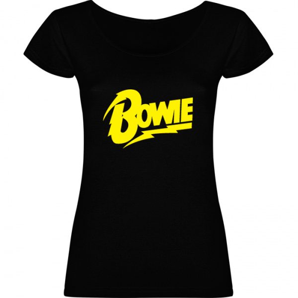 Polera negra mujer Bowie (D1)